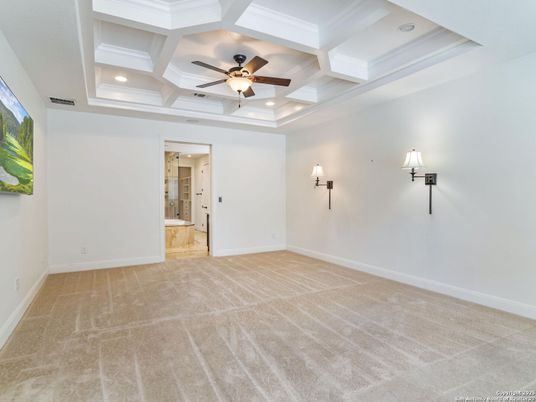 Bathroom, Empty room, Interior, Recessed Lighting