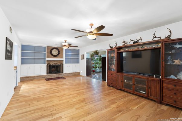 Fireplace, Interior, Wood Texture Flooring