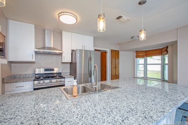 Interior, Kitchen, Pendant Lights, Stainless Steel Appliances