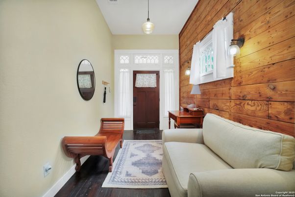 Interior, Pendant Lights, Wood Texture Flooring, Wooden Walls