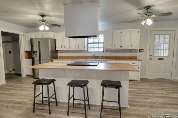 Interior, Kitchen, Wood Texture Flooring