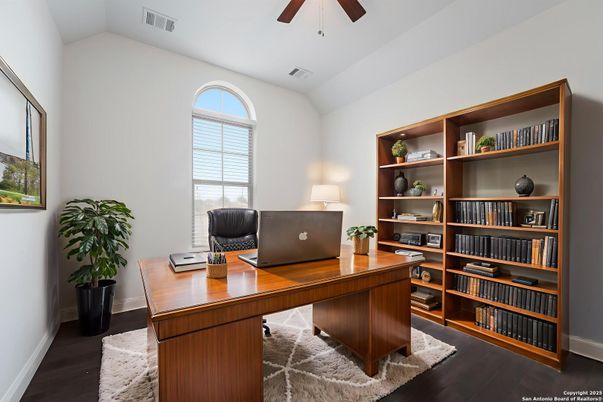 Home Office, Interior, Wood Texture Flooring
