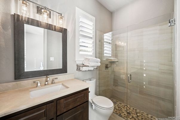 Bathroom, Glass Shower, Interior