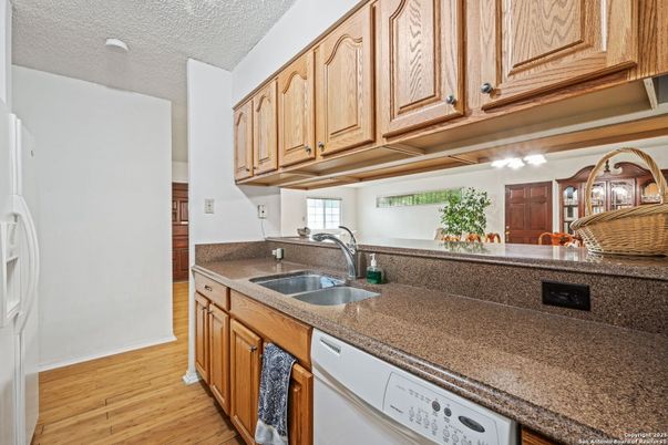 Interior, Kitchen, Wood Texture Flooring
