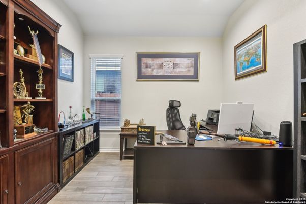 Home Office, Interior, Wood Texture Flooring