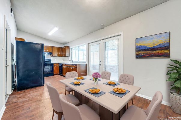 Dining room, Interior, Kitchen, Wood Texture Flooring