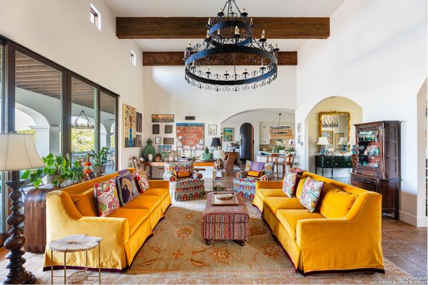 Interior, Living room, Wooden Beams