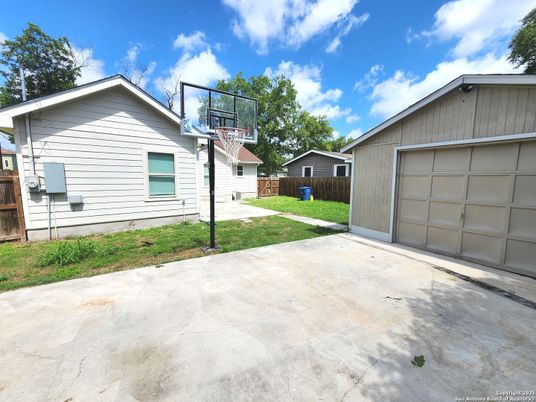 Backyard, Detached Garage, Exterior