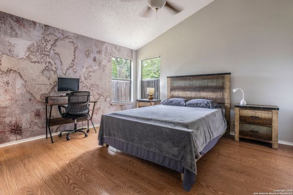 Bedroom, Home Office, Interior, Wood Texture Flooring