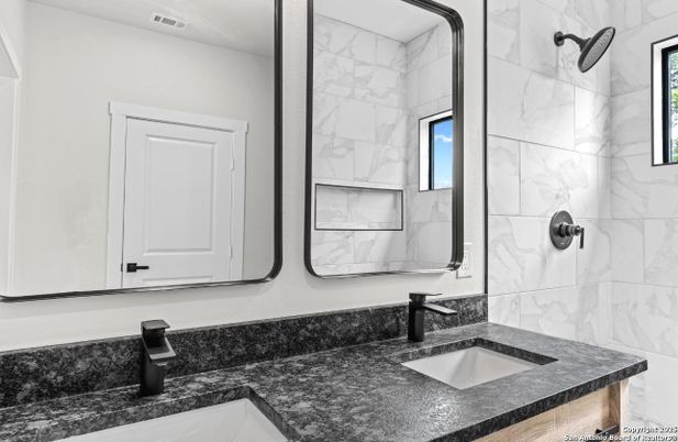 Bathroom, Interior, Marble Walls