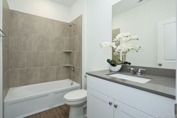 Bathroom, Interior, Wood Texture Flooring