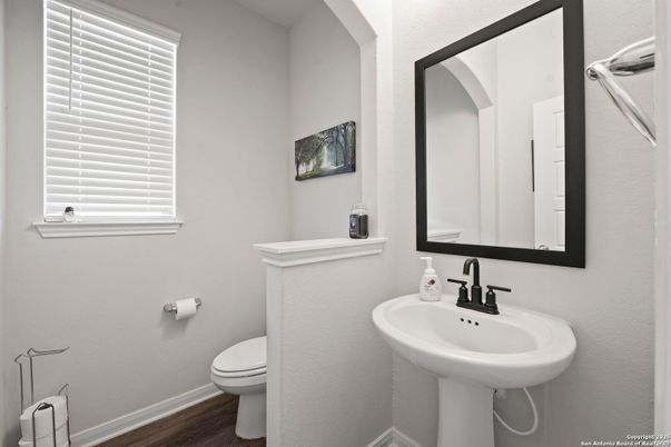 Bathroom, Interior, Wood Texture Flooring