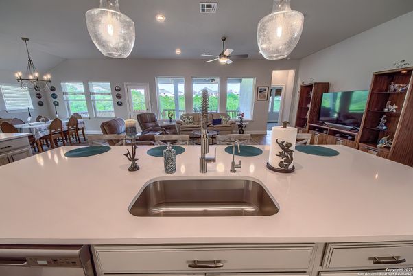 Dining room, Interior, Kitchen, Pendant Lights, Recessed Lighting
