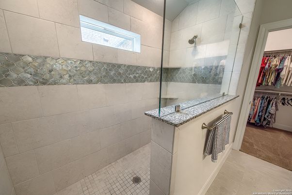 Bathroom, Glass Shower, Interior, Walk-in Closets