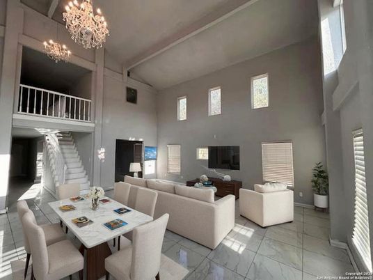 Chandelier, Dining room, Interior, Living room, Marble