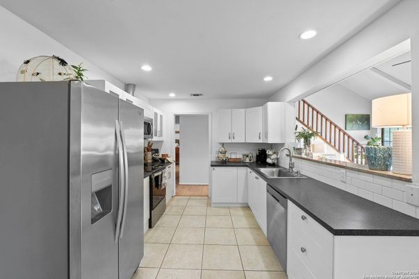 Interior, Kitchen, Recessed Lighting, Stainless Steel Appliances