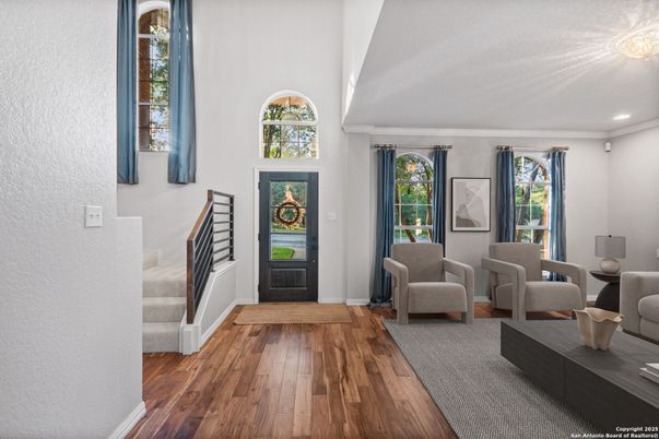 Interior, Recessed Lighting, Wood Texture Flooring