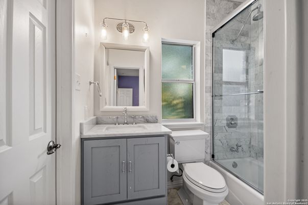 Bathroom, Glass Shower, Interior, Marble Walls