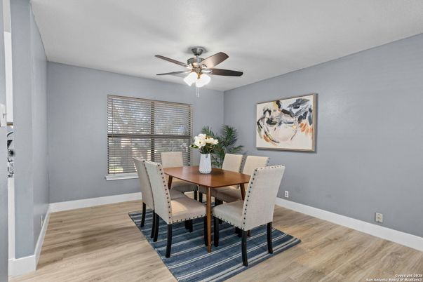 Dining room, Interior, Wood Texture Flooring