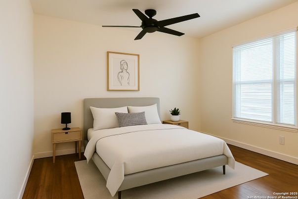 Bedroom, Interior, Wood Texture Flooring