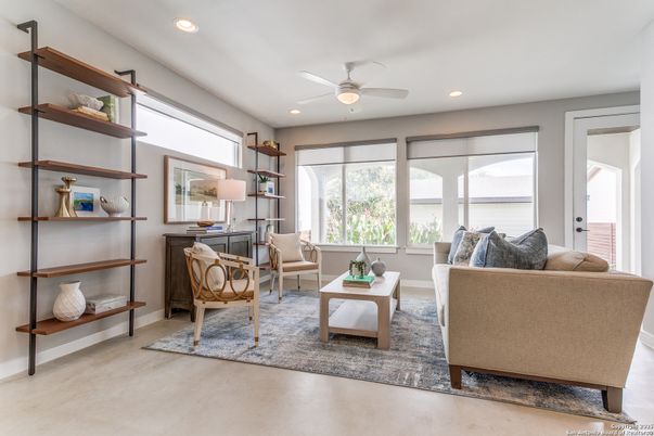 Interior, Living room, Recessed Lighting