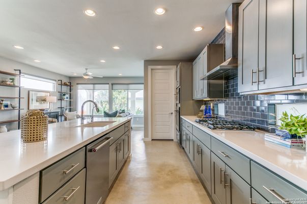 Interior, Kitchen, Recessed Lighting, Stainless Steel Appliances