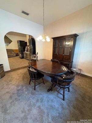 Chandelier, Dining room, Interior