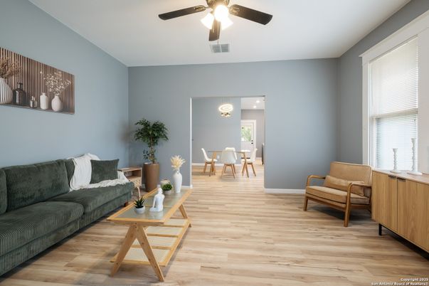 Dining room, Interior, Wood Texture Flooring