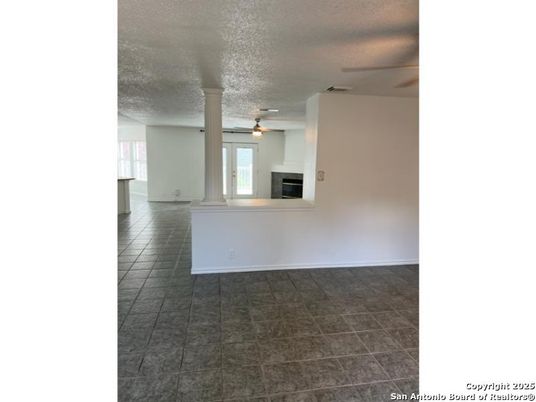 Empty room, Fireplace, Interior