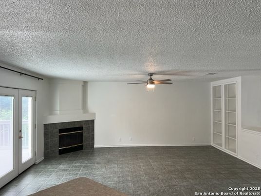 Empty room, Fireplace, Interior