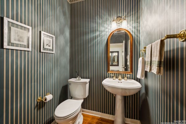 Bathroom, Interior, Wood Texture Flooring