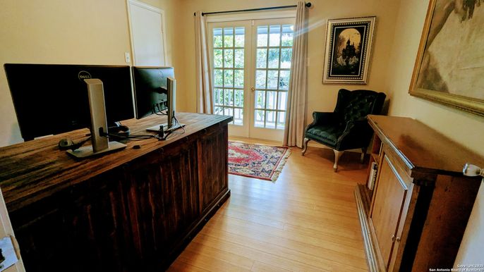 Home Office, Interior, Wood Texture Flooring