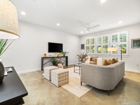 Interior, Living room, Recessed Lighting