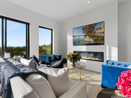 Fireplace, Interior, Living room, Recessed Lighting