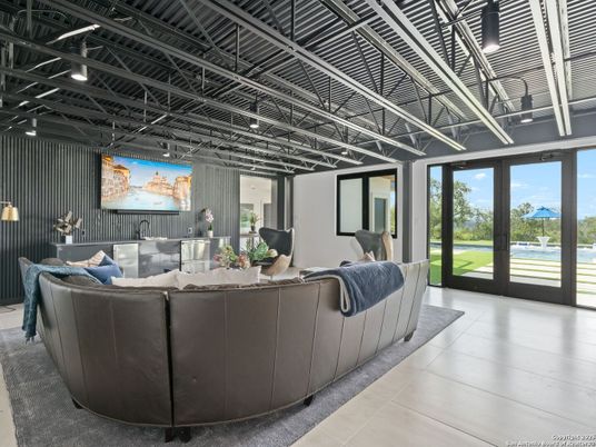 Interior, Living room, Recessed Lighting
