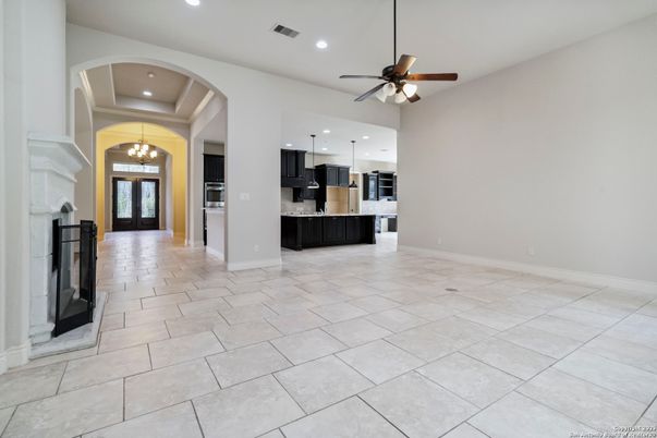 Chandelier, Interior, Kitchen, Recessed Lighting