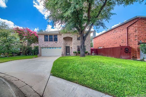 Attached, Backyard, Exterior, Facade, Brick Facade, None