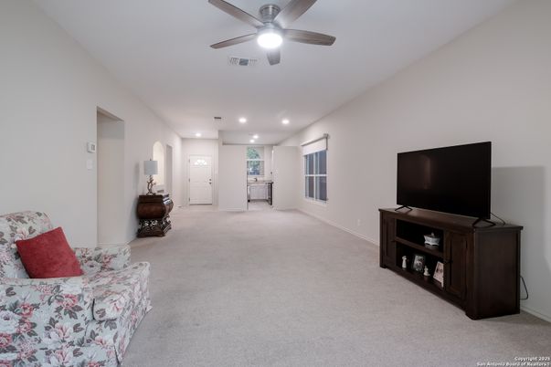 Interior, Living room, Recessed Lighting