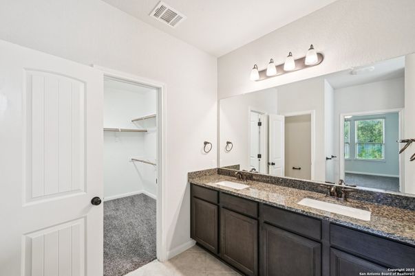 Bathroom, Dual Sink Vanities, Interior, Walk-in Closets