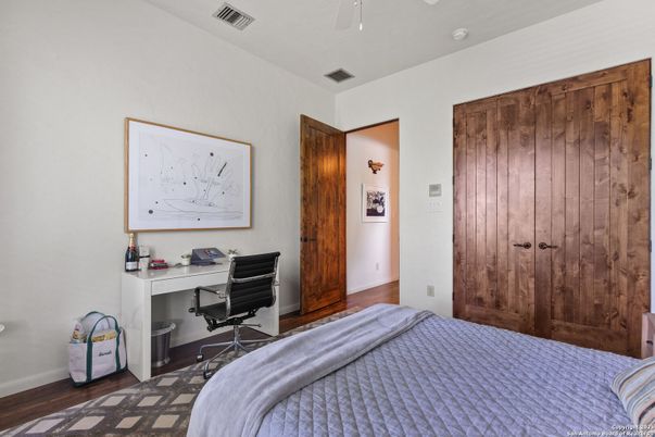 Bedroom, Home Office, Interior, Wood Texture Flooring