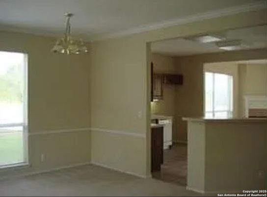 Chandelier, Empty room, Interior