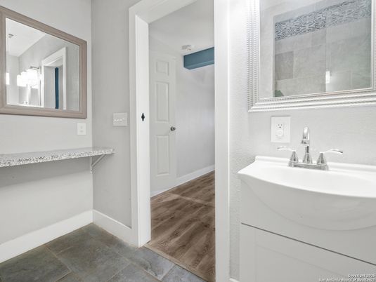 Bathroom, Interior, Wood Texture Flooring
