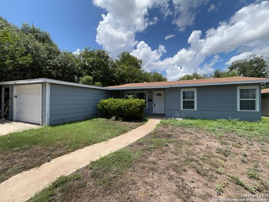 Backyard, Detached Garage, Exterior, Facade, Ranch