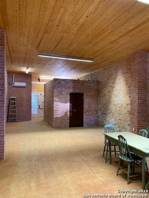 Interior, Stone Walls, Wooden Ceilings