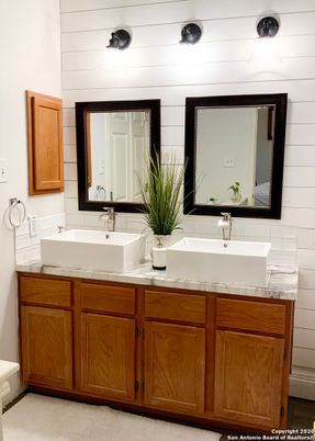 Bathroom, Dual Sink Vanities, Interior, Tile Countertops