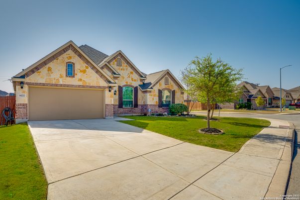 Attached, Backyard, Exterior, Facade, Brick Traditional