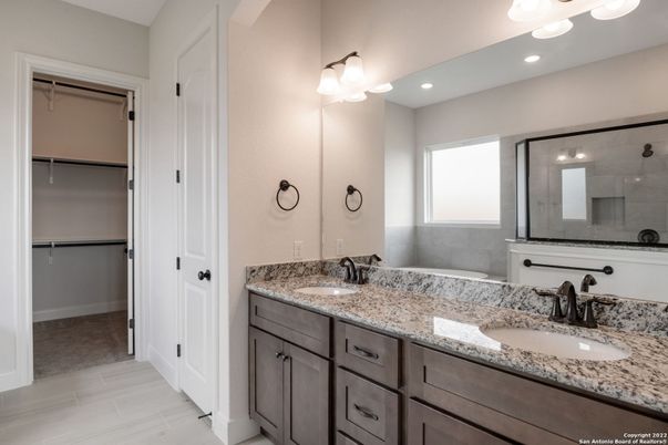 Bathroom, Dual Sink Vanities, Interior, Walk-in Closets