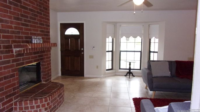 Fireplace, Interior, Stone Walls