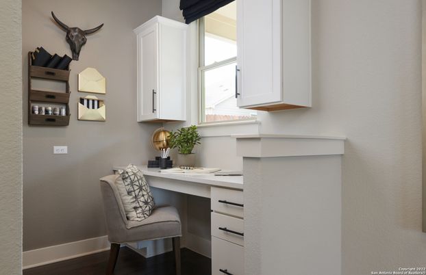 Home Office, Interior, Wood Texture Flooring
