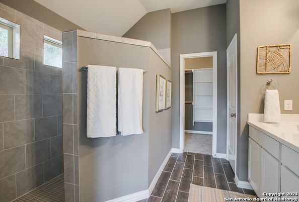 Bathroom, Interior, Wood Texture Flooring